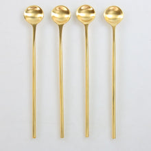Load image into Gallery viewer, Long Golden Spoon