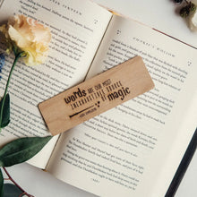 Load image into Gallery viewer, Alder Wood Bookmark, multiple styles