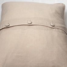 Load image into Gallery viewer, Natural Embroidered Linen Pillow