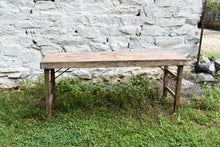 Load image into Gallery viewer, Reclaimed-Wood Folding Table w/ Patches