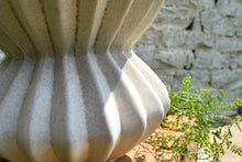 Load image into Gallery viewer, Fluted Ivory Terra-cotta Lamp
