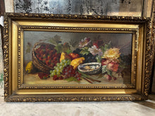 Load image into Gallery viewer, Vintage European Floral & Fruit Still Life Original Art