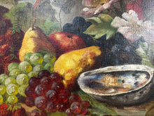 Load image into Gallery viewer, Vintage European Floral & Fruit Still Life Original Art