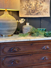 Load image into Gallery viewer, Antique Marble-topped Chest