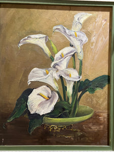 'Cala Lilies' Original Oil Painting