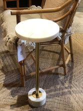 Load image into Gallery viewer, Marble-top Stand/Martini Table