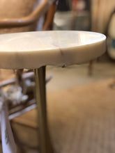 Load image into Gallery viewer, Marble-top Stand/Martini Table