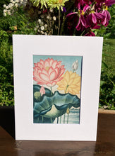 Load image into Gallery viewer, Sacred Lotus Print in White Matte