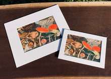 Load image into Gallery viewer, Mushrooms Print in White Matte