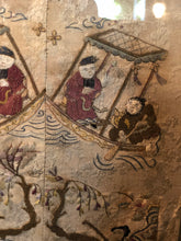 Load image into Gallery viewer, Antique Chinese "Forbidden Stitch" Embroidered Panel, multiple styles