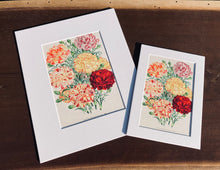 Load image into Gallery viewer, Carnations Print in White Matte