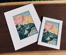 Load image into Gallery viewer, Sacred Lotus Print in White Matte