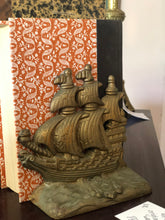 Load image into Gallery viewer, Gilt Cast-Iron Ship Bookend