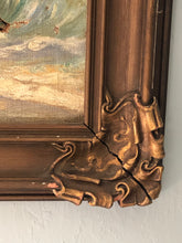 Load image into Gallery viewer, Antique Seascape Oil Painting