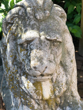 Load image into Gallery viewer, Vintage Concrete Lion Statue