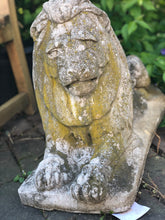Load image into Gallery viewer, Vintage Concrete Lion Statue