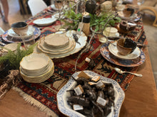 Load image into Gallery viewer, Melamine Literary Marbleized Plate, multiple styles
