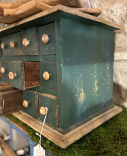 Load image into Gallery viewer, Green Chest of Drawers