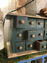 Load image into Gallery viewer, Green Chest of Drawers
