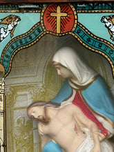 Load image into Gallery viewer, &quot;La Pieta&quot; Stained Glass Reliquary Art
