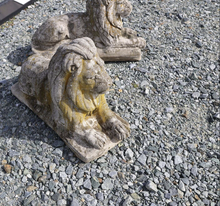 Load image into Gallery viewer, Vintage Concrete Lion Statue