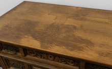 Load image into Gallery viewer, Vintage Carved Oak Chest