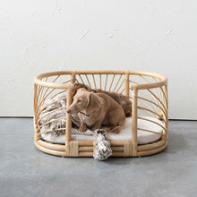 Load image into Gallery viewer, Rattan Pet Bed