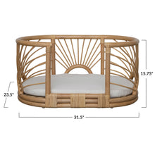 Load image into Gallery viewer, Rattan Pet Bed