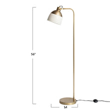 Load image into Gallery viewer, Swanky Metal Floor Lamp
