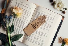 Load image into Gallery viewer, Alder Wood Bookmark, multiple styles