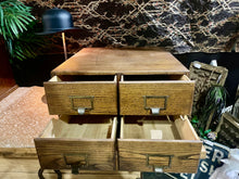Load image into Gallery viewer, Apothecary Oak Filing Cabinet
