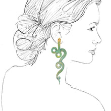 Load image into Gallery viewer, Serpentine Earrings, multiple styles