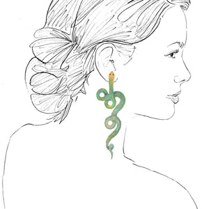 Serpentine Earrings, multiple styles