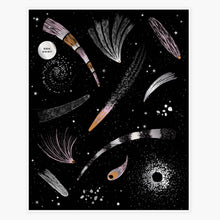 Load image into Gallery viewer, Silverfoil &quot;Comets&quot; Art Print
