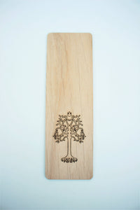 Alder Wood Bookmark, multiple styles