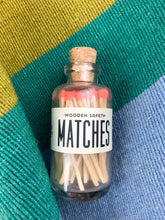 Load image into Gallery viewer, Colorful Mini Matches in Apothecary Bottle, multiple styles
