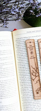 Load image into Gallery viewer, Alder Hand-drawn Bookspine Bookmark, multiple styles
