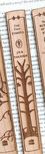 Load image into Gallery viewer, Alder Hand-drawn Bookspine Bookmark, multiple styles