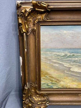 Load image into Gallery viewer, Antique Seascape Oil Painting