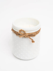 Hobnail Jar Candle, multiple styles