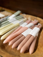 Load image into Gallery viewer, Colorful Beeswax Candle Pair, multiple styles
