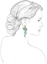 Load image into Gallery viewer, Serpentine Earrings, multiple styles