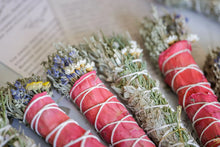 Load image into Gallery viewer, Floral Sage Bundle w/ Crystal, multiple styles