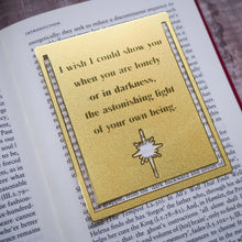 Load image into Gallery viewer, Brass European Literary Bookmark, multiple styles
