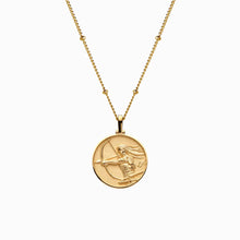 Load image into Gallery viewer, Mini AWE Goddess Coin Pendant w/ Chain, multiple styles