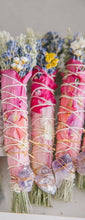 Load image into Gallery viewer, Floral Sage Bundle w/ Crystal, multiple styles