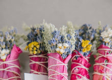 Load image into Gallery viewer, Floral Sage Bundle w/ Crystal, multiple styles