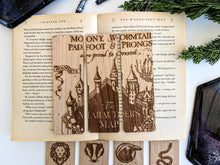 Load image into Gallery viewer, Alder Wood Bookmark, multiple styles