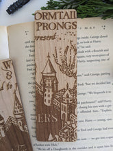 Load image into Gallery viewer, Alder Wood Bookmark, multiple styles