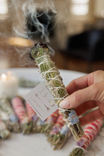 Load image into Gallery viewer, Floral Sage Bundle w/ Crystal, multiple styles